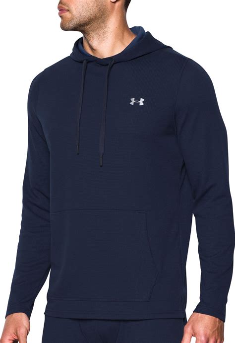 navy blue under armour hoodie.